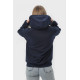 Худі на замку чорний RAY PREMIUM LOOSE  UNISEX Синій